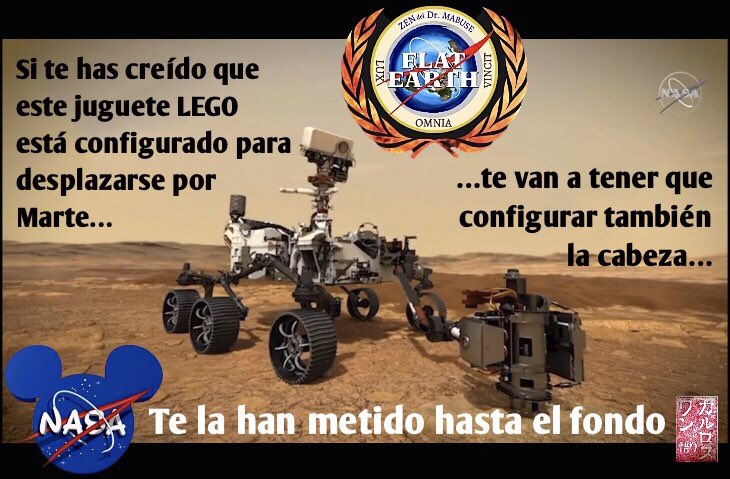 CSatori's tweet photo. ¡Y dos huevos duros…! #RoverMarcianoFake #MarteFake #ProgramasEspacialesFake https://t.co/SvKNHWoXQF