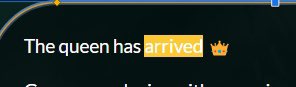 Thought there was an emergency when I got tagged at work but…turns out my manager couldn’t find the crown emoji for our captions. 
<a href="/Steph_LOA/">Stephanie Yeong</a> loves emojis.