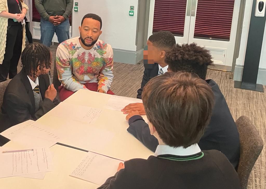 WEC student rewards trip to a song writing workshop with John Legend at the Royal Albert Hall. What a fantastic experience, and a great performance by everyone at the end!