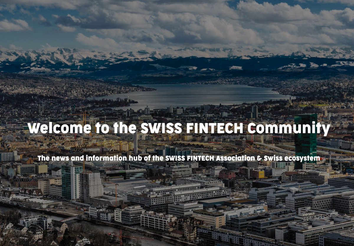Swiss_Fintech's tweet photo. Join our new SWISS FINTECH Community for free and receive your weekly digest with all news, events and jobs by our fabulous #fintech #startups #scaleups and innovative corporations in #Switzerland! 

https://t.co/LHgPvT0UBO https://t.co/po1GZsijhx