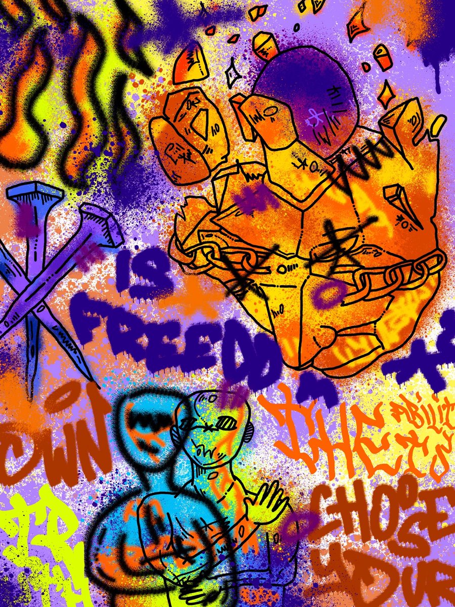 Wow new drop 💥opensea.io/assets/matic/0… 💥 Freedom-0.5 ETH. Art about: The feeling of freedom is happiness. In search of our own truth, we gain freedom. #NFTartist #crypto #NFTCommumity #nftart #nftcollector #Ethereum #nftcollectors #NFTdrop