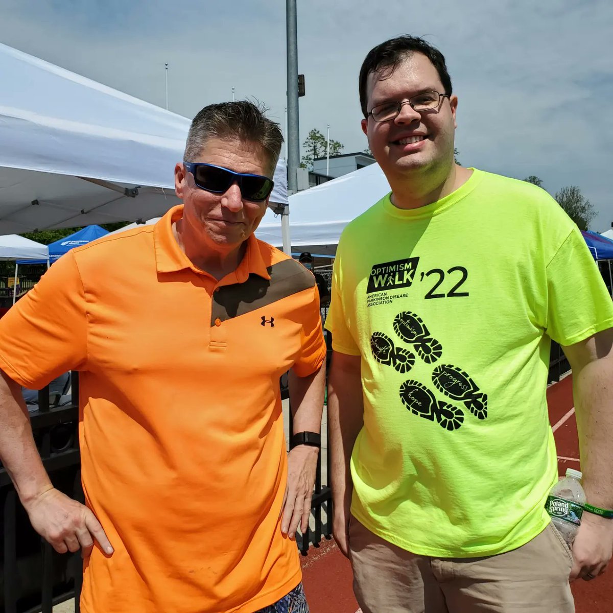TeamGolomboski's tweet photo. 🚶♂️ICMI Team Golomboski started off the day this past Sunday volunteering at the 2022 American Parkinson Disease Association, Massachusetts Chapter Optimism Walk.
https://t.co/VEYaEFupOJ
📷 Joseph Golomboski with Mike Quagia, 2 Mikes Parkinsons Podcast.
#OptimismWalk https://t.co/a4efDmj5rF