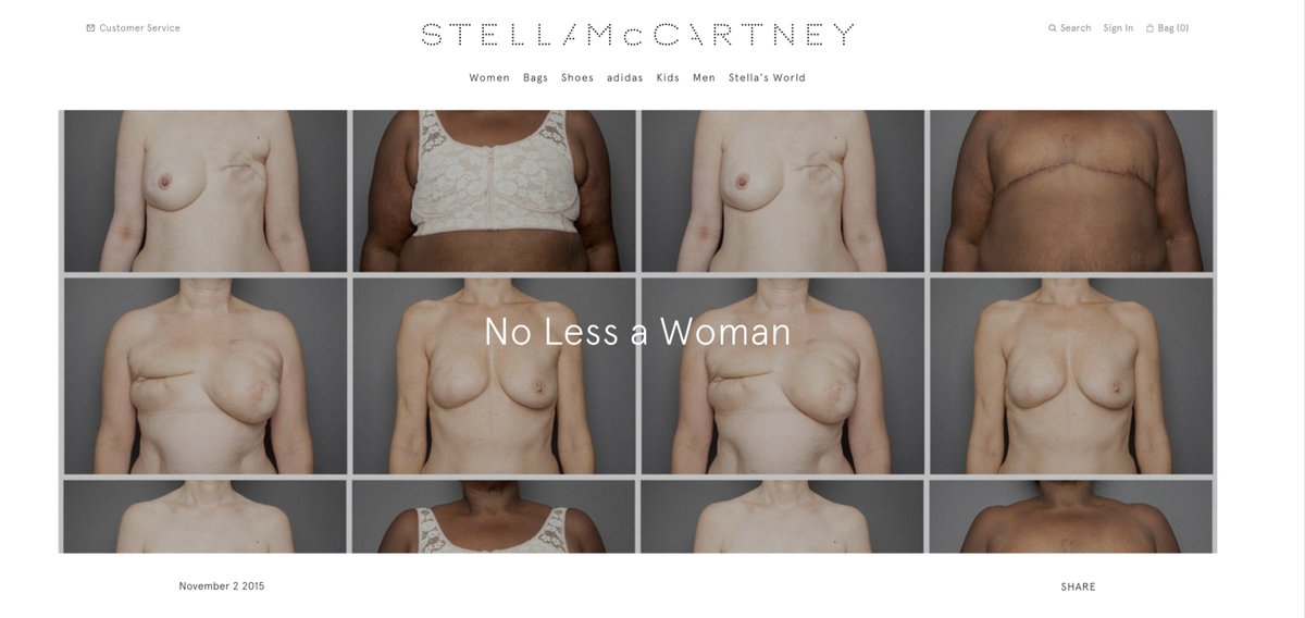BareReality's tweet photo. Stella McCartney/Laura Dodsworth #NoLessAWoman collaboration, 2015 @StellaMcCartney
https://t.co/PQA6i02IF8 https://t.co/QmuG9NjsCa