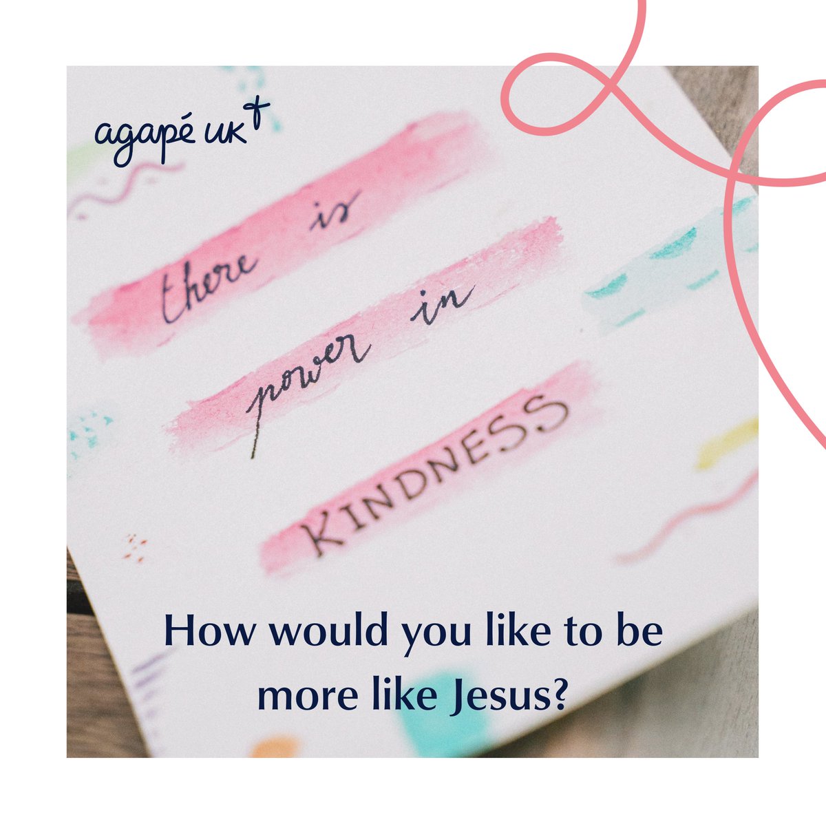 In our latest article, Nicole writes about how she would like her life to reflect more of Jesus' character. agape.org.uk/being-more-lik… 

How would you like to be more like Jesus?

#Jesus #fullofgrace #grace #kindness #love #mercy #gentleness #discovering #Jesus #together #agapeuk