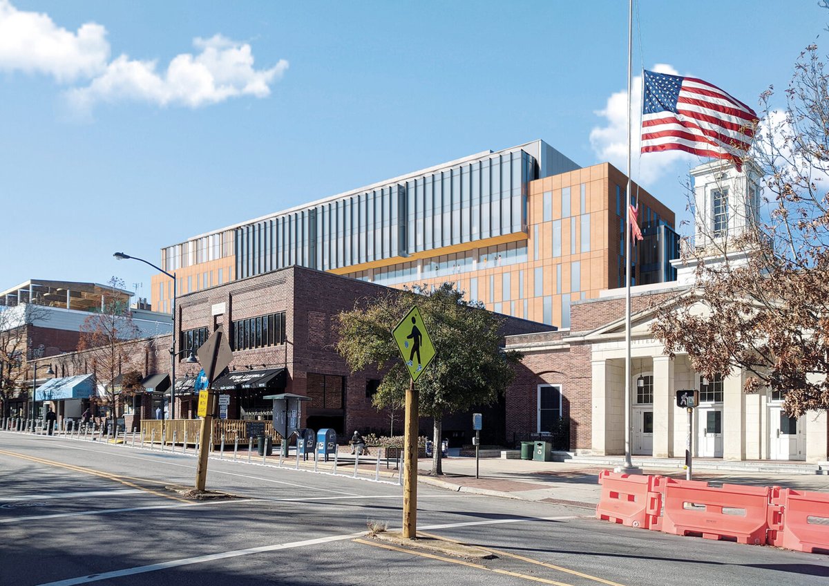 New Franklin Street skyline? Proposed plans may radically transform the little village you're used to. You're looking at the Post Office, Four Corners ... and an illustrated 370,000 square foot redevelopment of office and lab space. GAA members, read on: alumni.unc.edu/car