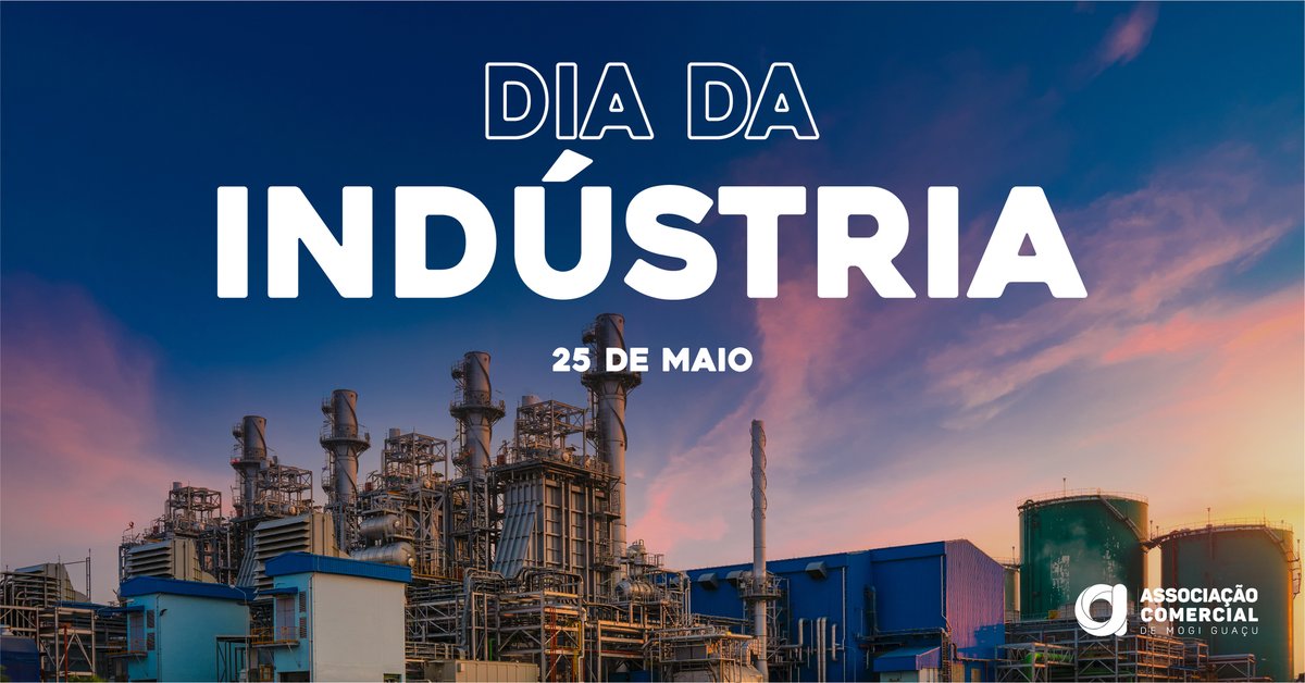 ACIMG's tweet photo. O Dia Nacional da Indústria é momento para homenagear o setor secundário, responsável por grande parte da movimentação da economia brasileira. Parabéns às mulheres e homens que são componentes dessa ferramenta fundamental da economia e que fazem as indústrias funcionarem. https://t.co/YloVte9w9G