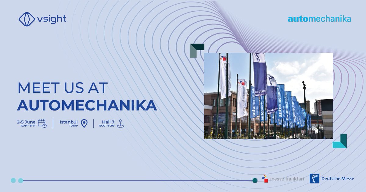 vsightio's tweet photo. Join us at Automechanika Istanbul 2022! Get an impression of how Augmented Reality transforms automotive industry operations and enhances collaboration.🚀
📅 Meet us between 2-5 June in Hall 7, Booth C99.
👉 Register for FREE https://t.co/jA6g9z8qG3
#vsight @automechanikatr https://t.co/MUbo7J1NXf