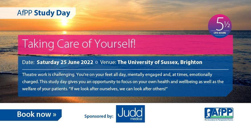 AfPP - SaferSurgeryUK (@safersurgeryuk) on Twitter photo ๐จ ONE MONTH TO GO ๐จ
Have you registered for our 'Taking Care of Yourself' Study Day yet?
๐
25 June 2022, 8:30 - 16:30
๐ <a href="/SussexUni/">University of Sussex</a>, Brighton
๐ 5.5 Hours CPD
โญ Sponsored by <a href="/JuddMedical/">Judd Medical Ltd</a>
Register: afpp.org.uk/events/study-dโฆ
#๏ธSaferSurgery #AfPPStudyDays #CPD #SelfCare ๐จ ONE MONTH TO GO ๐จ
Have you registered for our 'Taking Care of Yourself' Study Day yet?
๐
25 June 2022, 8:30 - 16:30
๐ <a href="/SussexUni/">University of Sussex</a>, Brighton
๐ 5.5 Hours CPD
โญ Sponsored by <a href="/JuddMedical/">Judd Medical Ltd</a>
Register: afpp.org.uk/events/study-dโฆ
#๏ธSaferSurgery #AfPPStudyDays #CPD #SelfCare