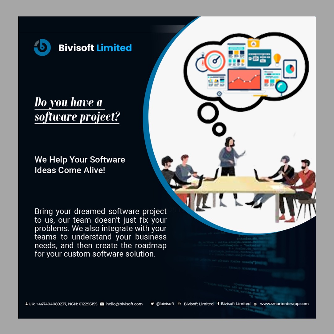 bivisoft's tweet photo. Bring your dreamed software project to us, we help you bring it to life!
#bivisoft #ict #IT #software #innovation #SoftwareEngineer #developers #Project https://t.co/YDfBneUhnf