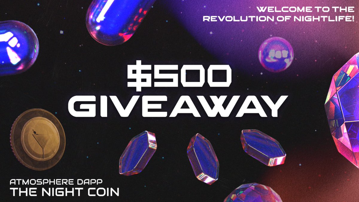 CryptoVenom8's tweet photo. @TweetDao_org 🎁 The Night Coin #Giveaway 🎁
💰 $500 #Airdrop 💰
🏆 10 Winners 
⏱ After the PreSale
🚀🚀Complete the tasks, Join the Movement &amp; Earn while having Fun! 🚀🚀

Gleam Link: https://t.co/792cxVlxrC https://t.co/b25DpSvPS4
