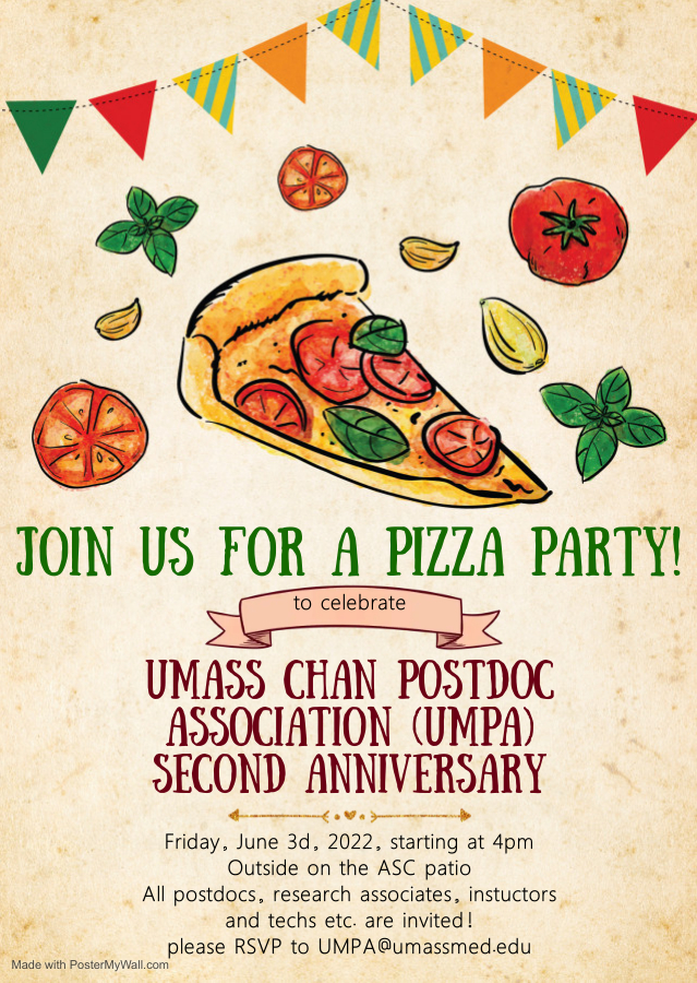 UMass Chan Postdoc Association tweet media