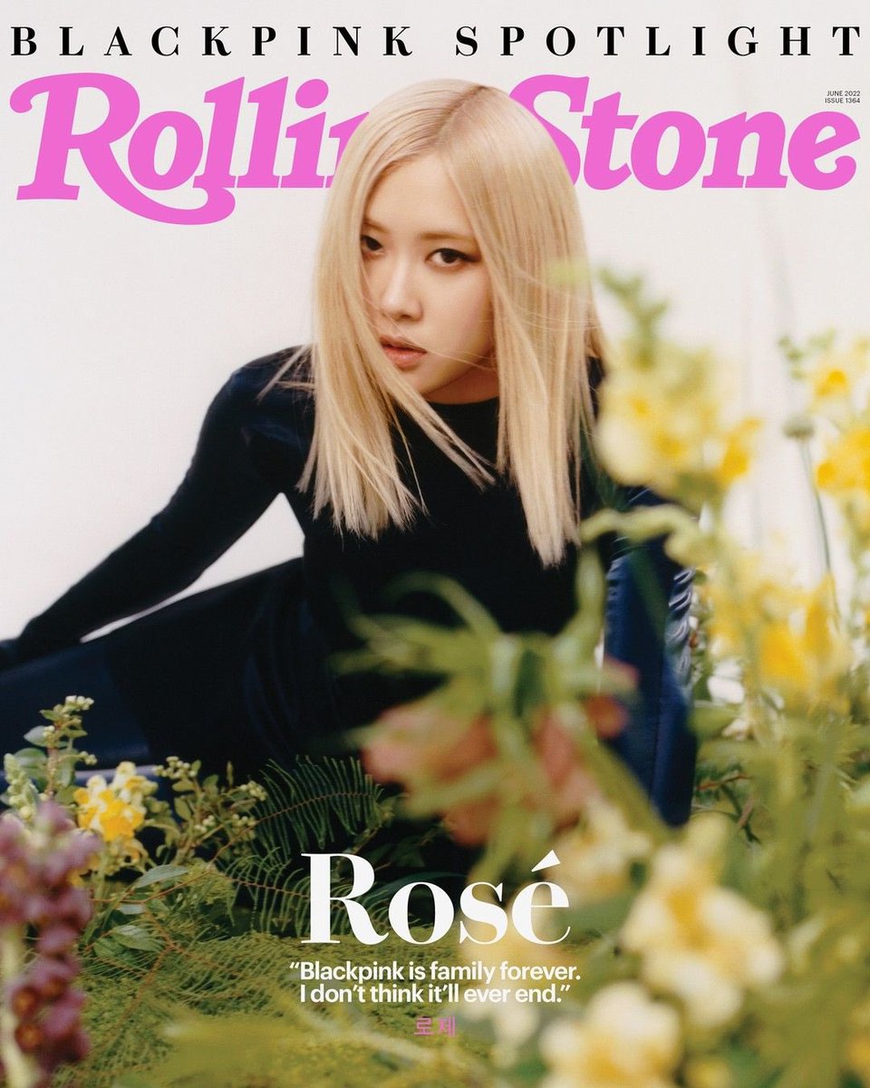blackpinkbabo's tweet photo. Rosé for Rolling Stone 🤍 “Blackpink is family forever. I don’t think it’ll ever end” https://t.co/OYQixMlMXz
