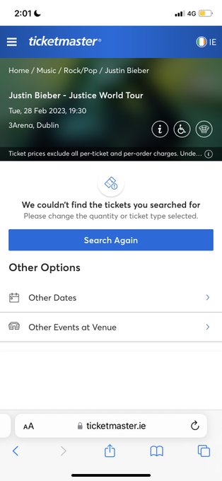 anyone trying for justin bieber tickets in the presale? why is the only option platinum tickets wtf &amp;<a href="/tag/avnawards"class="tags"><span>#avnawards</span></a>