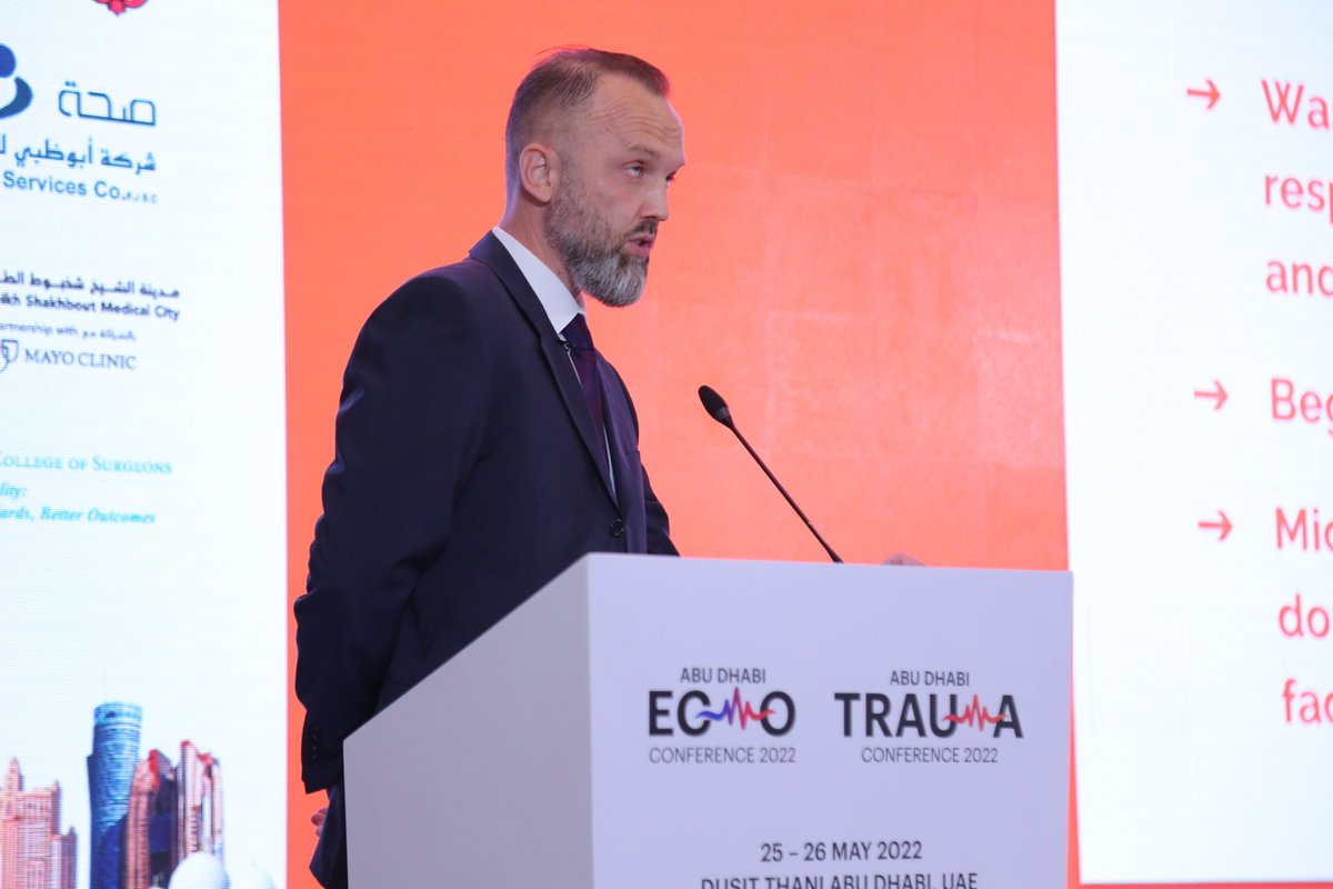 AbuEcmo's tweet photo. Check out our Day 1 - Speaker sessions highlights happening at Abu Dhabi Trauma and ECMO conference 2022. 
@briangavitt @modgovae @VPS_Health 
 @BurjeelMediCity @modgovae @DoHSocial https://t.co/i4wMrFrs1V