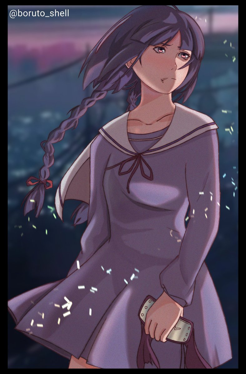 Boruto_shell's tweet photo. "So I can support the village someday."

#sumire  💜 https://t.co/w1xAHa34nl