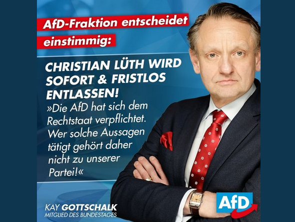 KreuzAcht's tweet photo. Diese Kachel stammt aus dem September 2020.

Jetzt hat Kay Gottschalk besagten Christian Lüth angestellt!

#AfD-Heuchelei in Reinkultur! https://t.co/0wS8rJeIqV