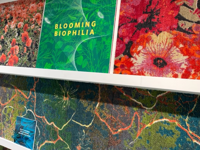 Missing @the_RHS but thanks to our Millitron® digital patterning tech & super-creative design team, we’ve created our own floral fabulousness with our Blooming Biophilia carpet display. Visit us at 5 Berry Street in Clerkenwell’s only WELL certified Platinum showroom #CDW2022