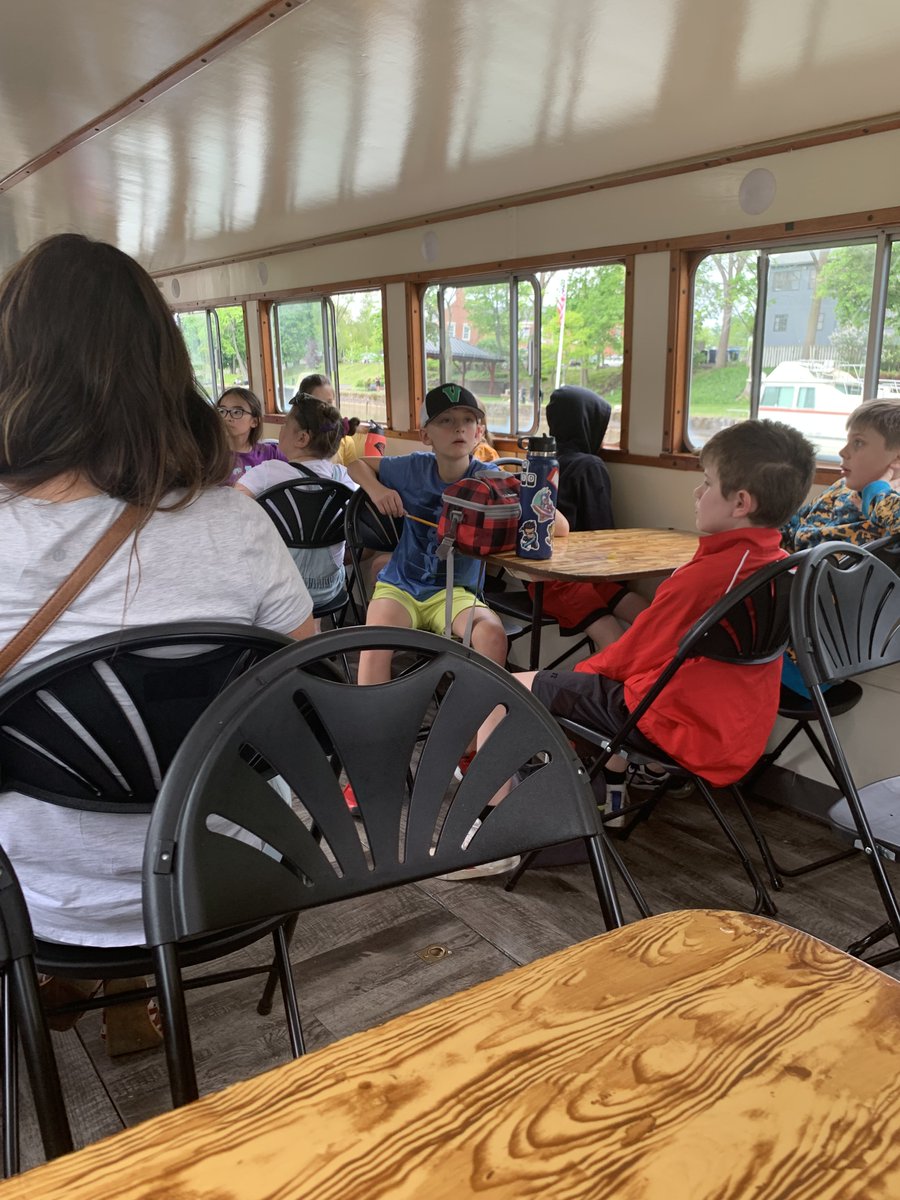 VictorSchools's tweet photo. Mrs. McKee's 4th grade class took a Field Trip to the Erie Canal last Friday, compliments of the Victor Education Foundation!
The class took a tour on the Sam Patch boat where they learned all about the historic canal. 
@VictorCSD_Super
 
@VCSIntermediate https://t.co/PuWH8DLhUr