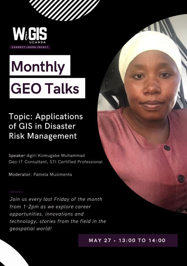 NkunsiPamela's tweet photo. Join us this Friday
#GIS
#Friday
#womeninGIS
#womeninthespace
@WiGIS_UG
@WiGISKe https://t.co/lpGbaSp3Bc