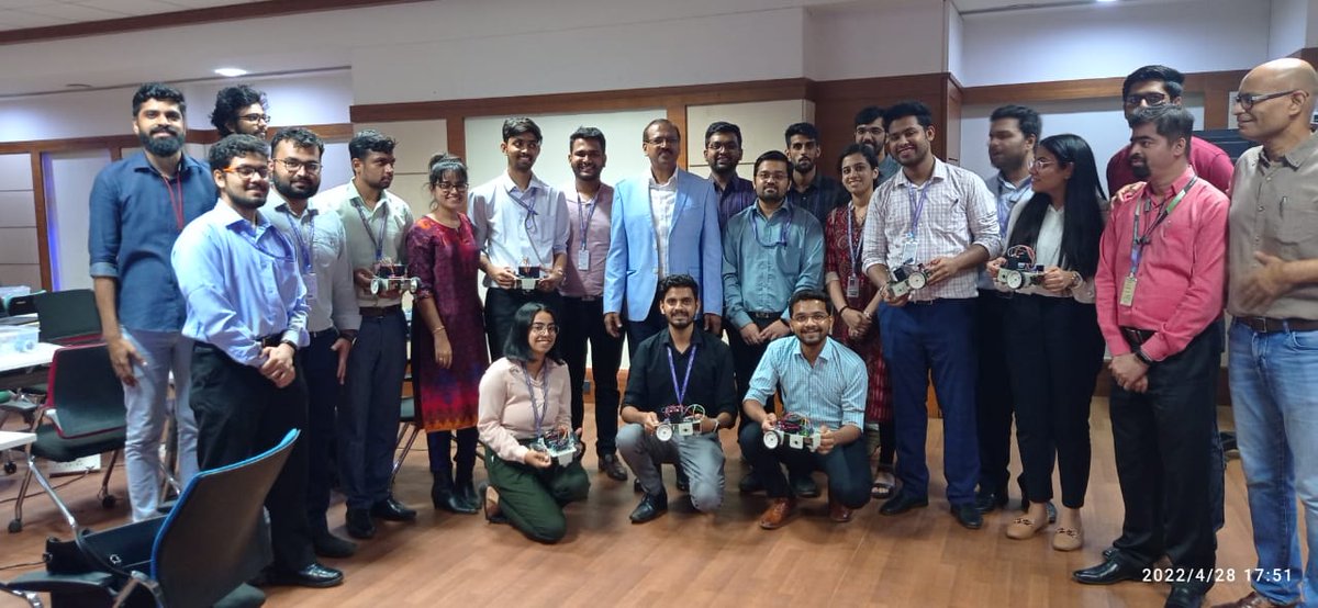 Robotics Workshop - Get insights into real-world challenges and learn how to develop robots which can solve these challenges using Innovation &amp; Design Thinking Approach on 28th April 2022 at Nirvana Room, WeSchool Mumbai.

<a href="/mhrd_innovation/">MOE's Innovation Cell- GOI</a> 
<a href="/abhayjere/">Dr. Abhay Jere</a> 
<a href="/mohitgambhir/">Dr. Mohit Gambhir</a>