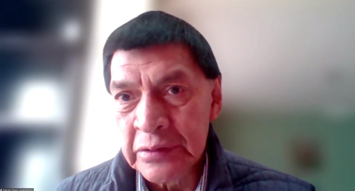 filac_'s tweet photo. Gabriel Muyuy, Secretario Técnico #FILAC: "Es necesario hoy más que nunca en la historia de la humanidad impulsar un díalogo intercientífico, intercultural, entre los conocimientos milenarios de los #PueblosIndígenas y los conocimientos que también la humanidad desarrolla". #IKRI https://t.co/Qeb15xhznW