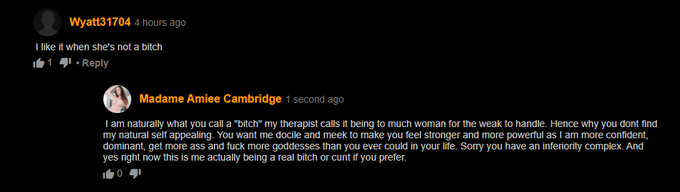 Aweee look its a beta male who cant handle alpha females bc he got some issues that he may want to see<a href="/tag/femdom"class="tags"><span>#femdom</span></a><a href="/tag/domina"class="tags"><span>#domina</span></a><a href="/tag/grinding"class="tags"><span>#grinding</span></a><a href="/tag/femaledomination"class="tags"><span>#femaledomination</span></a><a href="/tag/bondagesex"class="tags"><span>#bondagesex</span></a>