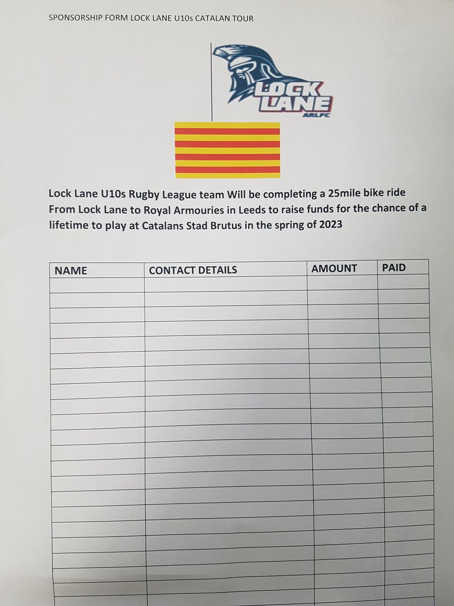 alistrangward1's tweet photo. Eli is looking for sponsors to help his U10s team get to Catalans at Easter 2023 @Davidmerrick18 @CalStrangward @dane_chisholm @Rover55 https://t.co/KS2pDiwdOO