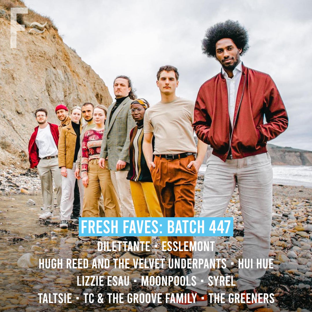 Thanks to guest reviewer &amp; #NP6Music regular <a href="/PD_Donnelly/">Peter Donnelly</a> for reviewing our readers' favourites this wk at freshonthenet.co.uk/faves447, feat:
<a href="/dilettantesongs/">Dilettante</a>
<a href="/Esslemontsounds/">Esslemont</a>
<a href="/HuiHueMusic/">Hui Hue</a>
<a href="/taltsie/">TÁLTSIE</a>
#HughReedAndTheVelvetUnderpants
#LizzieEsau
#Moonpools
#Syrel
<a href="/GrooveTc/">TC & The Groove Family</a>
<a href="/the_greeners/">The Greeners</a>