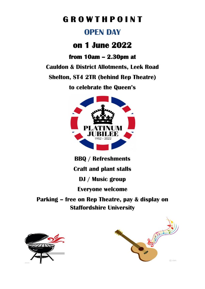 Growthpoint Open Day! 
Wednesday 1st June - 10AM till 2:30PM