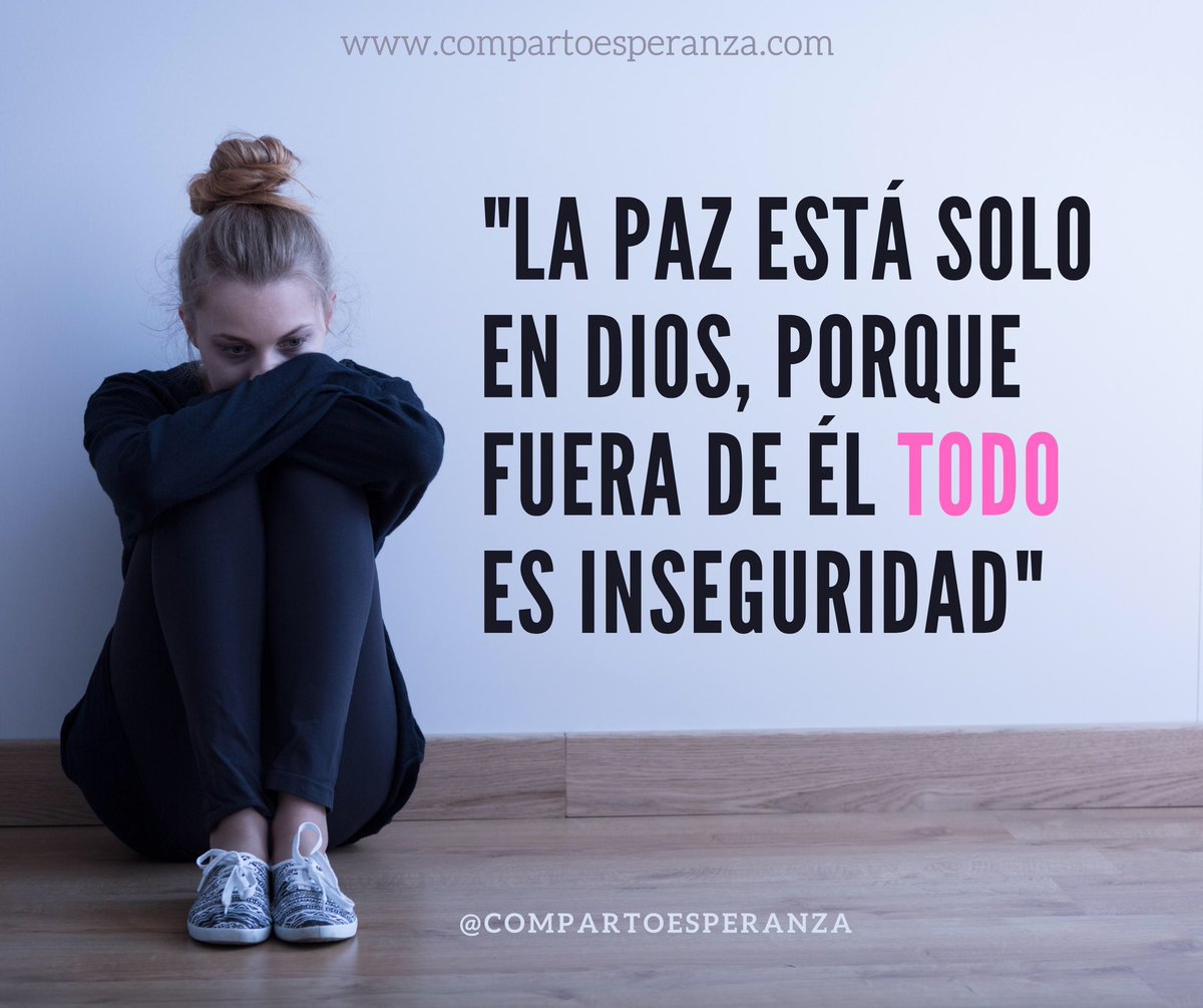 chrisgavilanes's tweet photo. “La paz que #Dios nos ofrece, en vez de ser la ausencia de caos, es la capacidad de mantener el equilibrio en medio de un mundo en desorden. La #paz de Dios produce en nosotros un sentimiento de satisfacción y tranquilidad física y mental. A eso se le llama «bienestar».” #Frases https://t.co/GzsqBbO4Sg