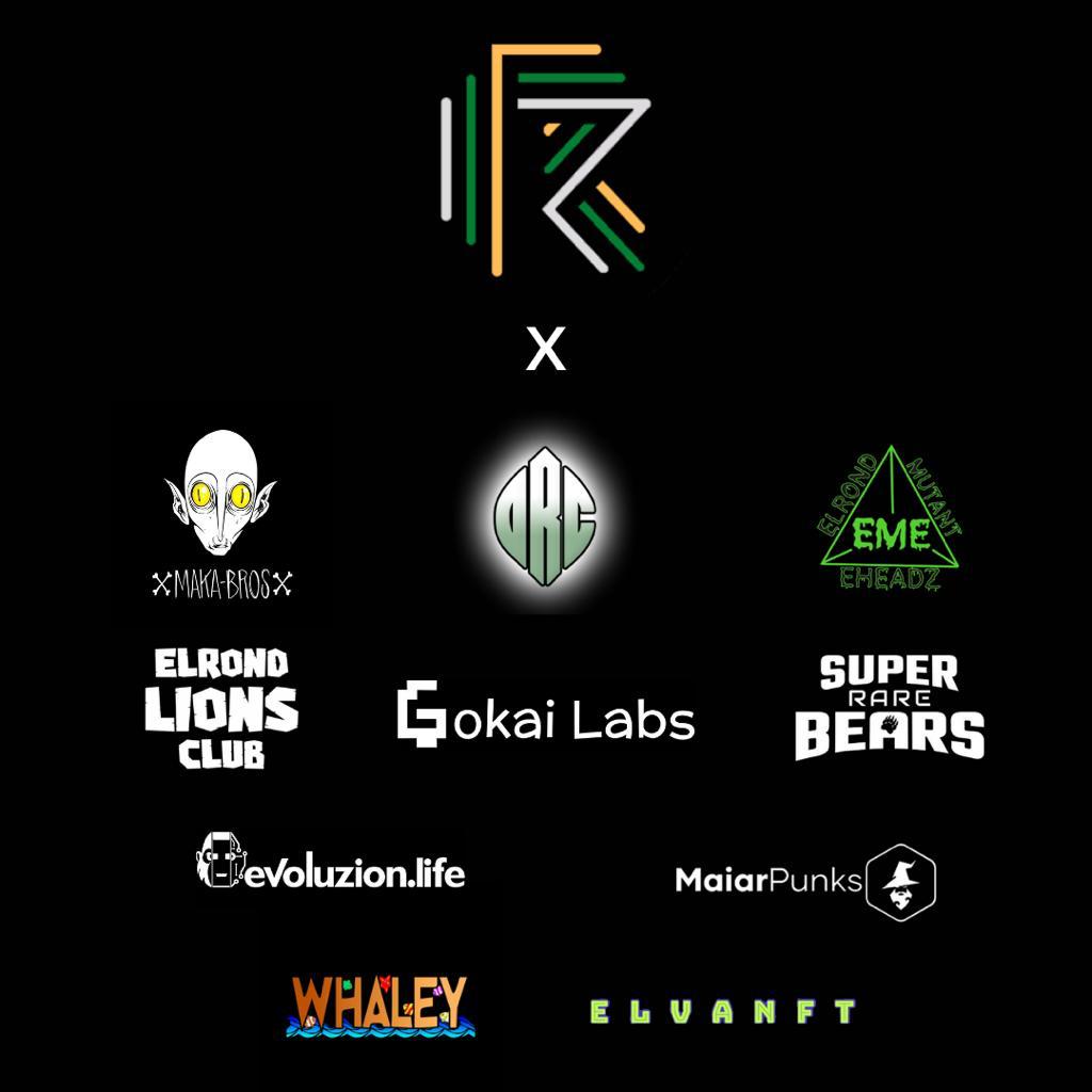 EffortEconomy's tweet photo. These are some of the communities building in the @ElrondNetwork that will join us for the upcoming Learn2Earn platform #RONDLE 

@Makabros_NFTs 
@eHeadzz 
@SuperRare_Bears 
@ElrondLionsClub 
@GokaiLabs /@ElrondWorld
@Maiarpunks 
@OrcPunks 
@EvoluzionLife 
@WhaleyNFTs 
@elvanft https://t.co/oStJH0mSjY