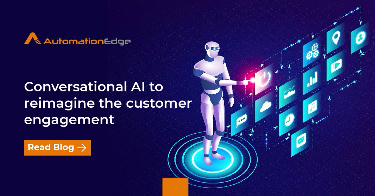 AutomationEdge's tweet photo. Building a customer-centric organization that actually takes interest in customer convenience, experience and transparency requires the inclusion of #ConversationalAI and #Automation

To know more read our insightful #blog  

https://t.co/Y8E2RjtAGm

#ConversationalIT #RPA https://t.co/BfYTRfZgsV