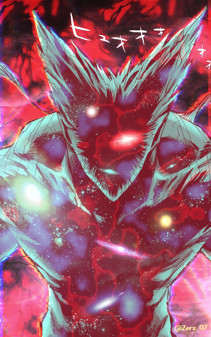 Thoughts on Cosmic Garou's colour scheme? Love it or hate it? (Cover  cleaned by u/Scropbix2001) : r/OnePunchMan