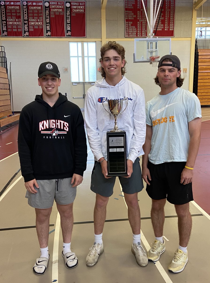 Congratulations to TEAM NO NAMES for capturing the Adv. Team Sports title (period 1) in a tie breaking game of dodgeball.