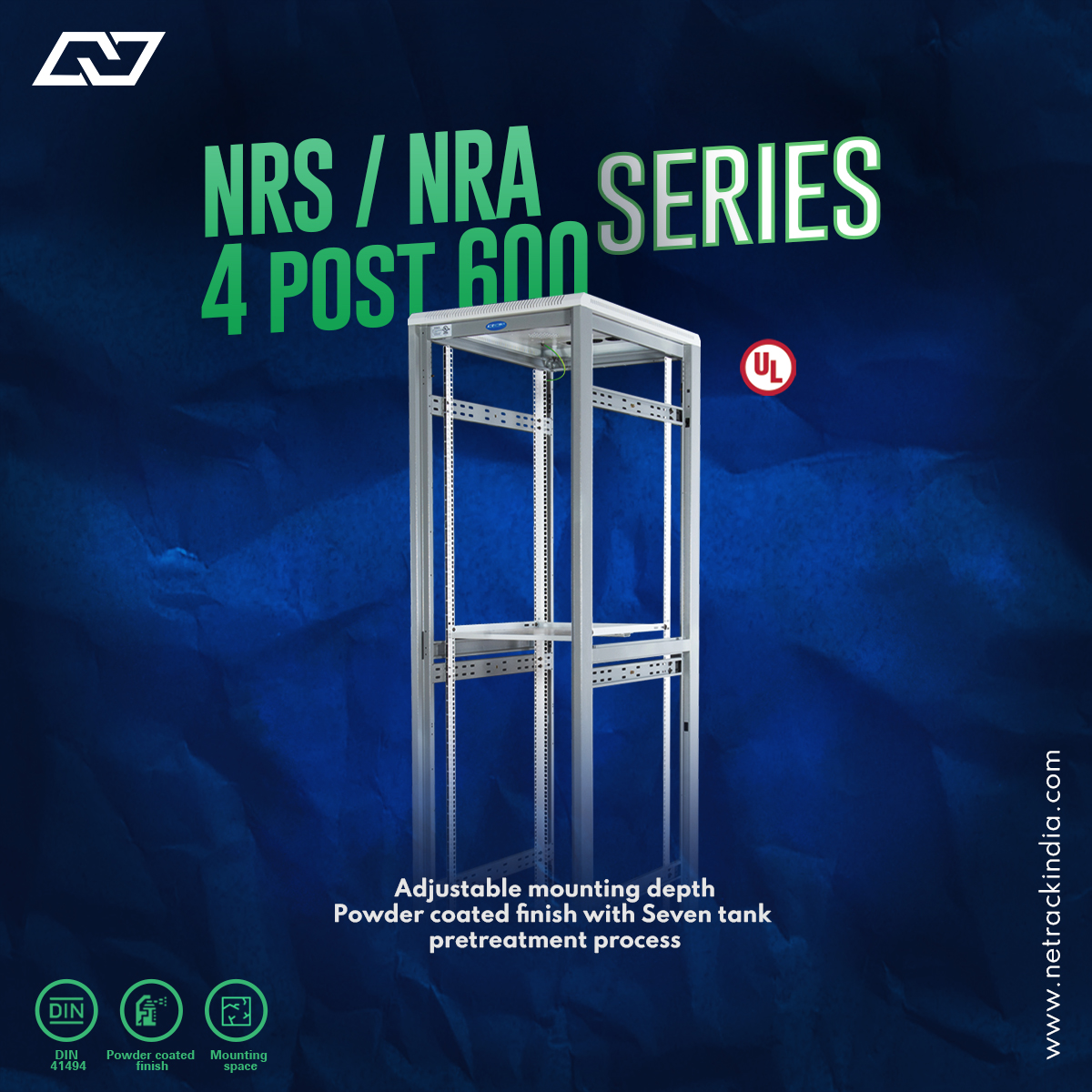 NetrackPvtLtd's tweet image. NRS/NRA Racks are welded and bolted to top and bottom frame supported depth wise. They are available  in #42U variants with 650,800,1000 and 1200 configurations.

Reach us: +91-6366375522 / +91-6366475522
Visit us: netrackindia.com/nrs-nra-4post-…

#RackSolution #CustomizedRacks
