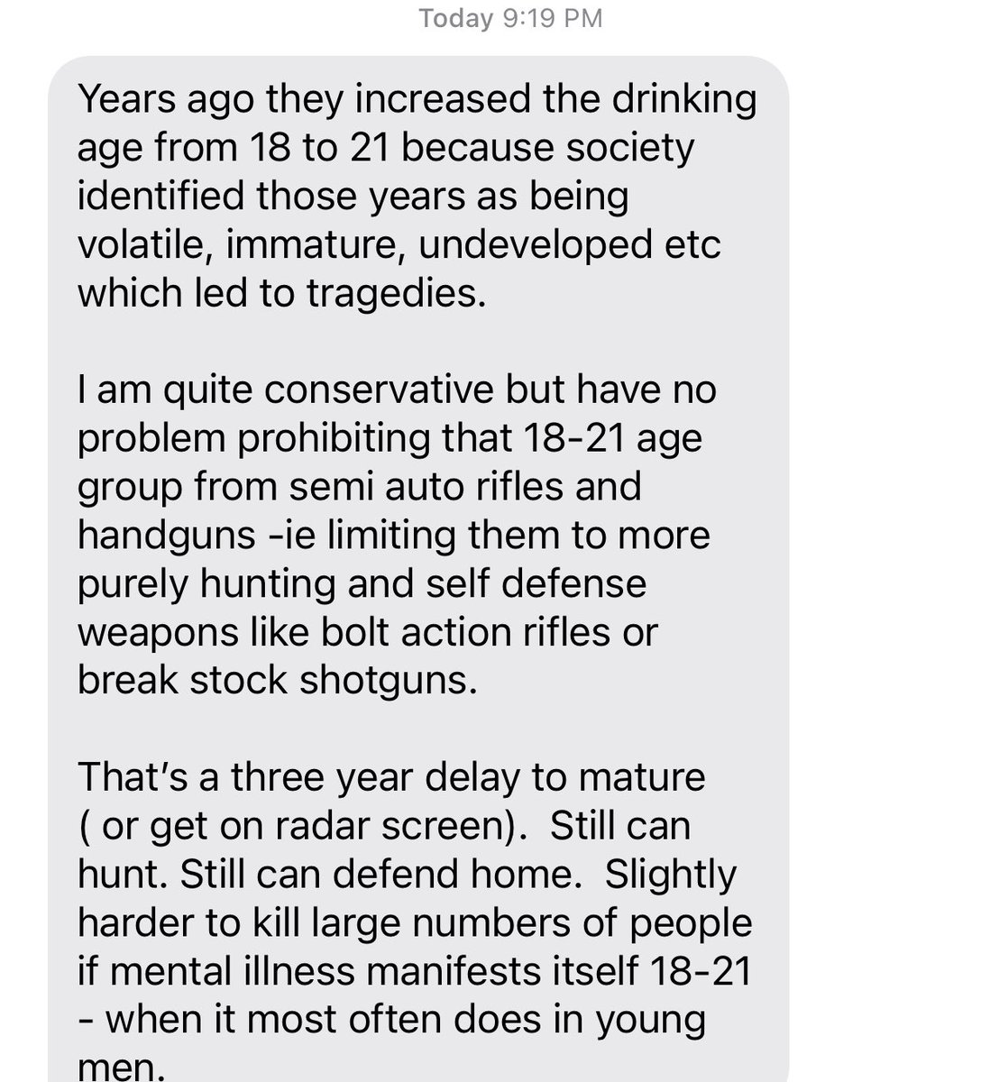 ArtAcevedo's tweet photo. There was a law that would have stopped the killer of teachers and children and most Americans get that we can and must do better. A dear friend text me and gets it. 👇🏼 https://t.co/inN9iEuLZu