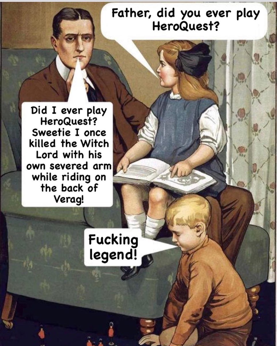 Jacinto59731664's tweet photo. #heroquest #heroquestmeme #thetrial #thewitchlord #verag #gargoyle #againsttheogrehorde #thefrozenhorror #elves #barbarians #dwarves #wizards #dragonborn #miniatures #fuckinglegend #metalasfuck https://t.co/VsEGBzAiN5