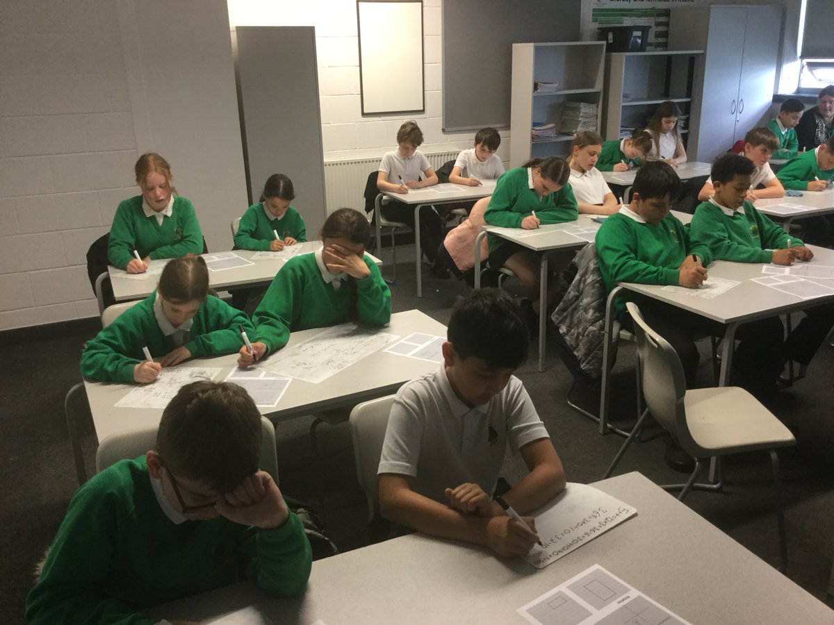 MeadowsideElder's tweet photo. @Meadowsideeleder have enjoyed their first maths lesson with Mr Hilton at BCA this morning. I think Mr Hilton was impressed with our hard work and maths knowledge. @BCA_transition https://t.co/PMKMv0L8eg