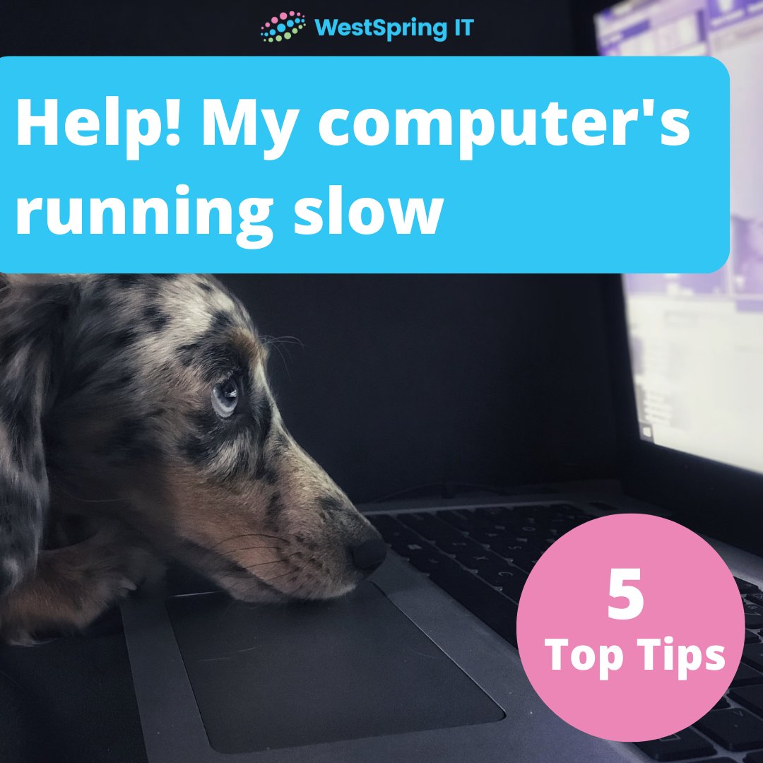 westspringit's tweet image. Is there anything worse at work than a slow machine?😩

We’ve created a list of 5 things you can try to speed up your machine or check out the full guide on our website blog.

#SupportTips #Help #ITSupport #ManagedIT #SlowComputer