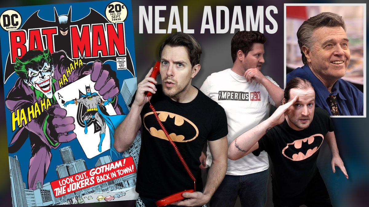 ImperiusRexShow's tweet photo. After a short break #BatyearReturns...
On today's episode we raise a glass to legendary creator Neal Adams.
Full ep: https://t.co/aNsOOyJE89 https://t.co/X0bBh8OSwx