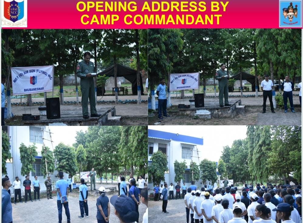 #NationalCadetCorps
Combined Annual Training Camp of 1(O) &amp; 2(O) Air Sqn commenced at Bhubaneswar today.
<a href="/GovernorOdisha/">Governor Odisha</a>
<a href="/Naveen_Odisha/">Naveen Patnaik</a>
<a href="/HQ_DG_NCC/">National Cadet Corps</a>
<a href="/DHE_Odisha/">Higher Education Department, Govt. of Odisha 🇮🇳</a>