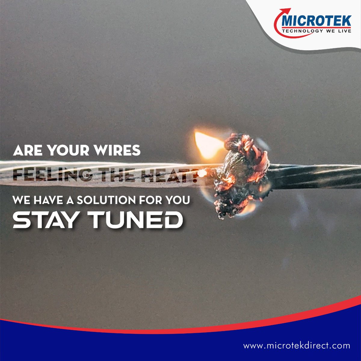MicrotekOfcl's tweet photo. Is your wiring ready to take the heat? We have the right solution for you. Stay tuned to know more.

#Microtek #MicrotekIndia #MicrotekInternational #TechnologyWelive #ElectricalSolutions https://t.co/4ashaiKNey