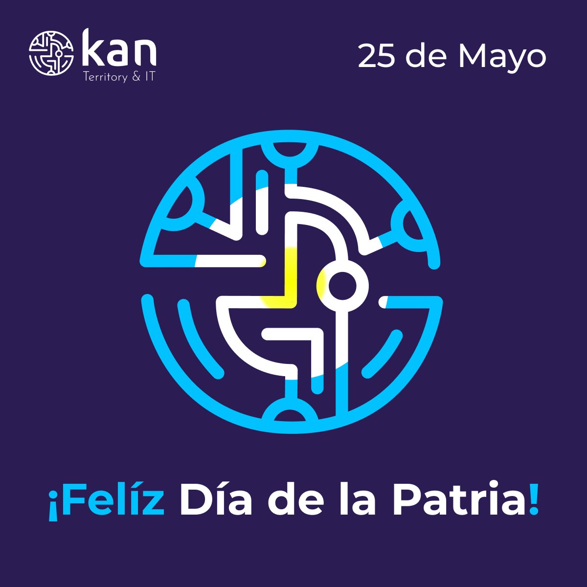 KanTerritoryIT's tweet photo. El 25 de mayo es una de las fechas patrias más emblemáticas de nuestro país. Es una jornada donde conmemoramos la gesta de la Revolución de Mayo, que constituye el nacimiento de nuestra Nación, con la creación de la Primera Junta de Gobierno en el Cabildo de Buenos Aires. https://t.co/I3Qv9voHJh