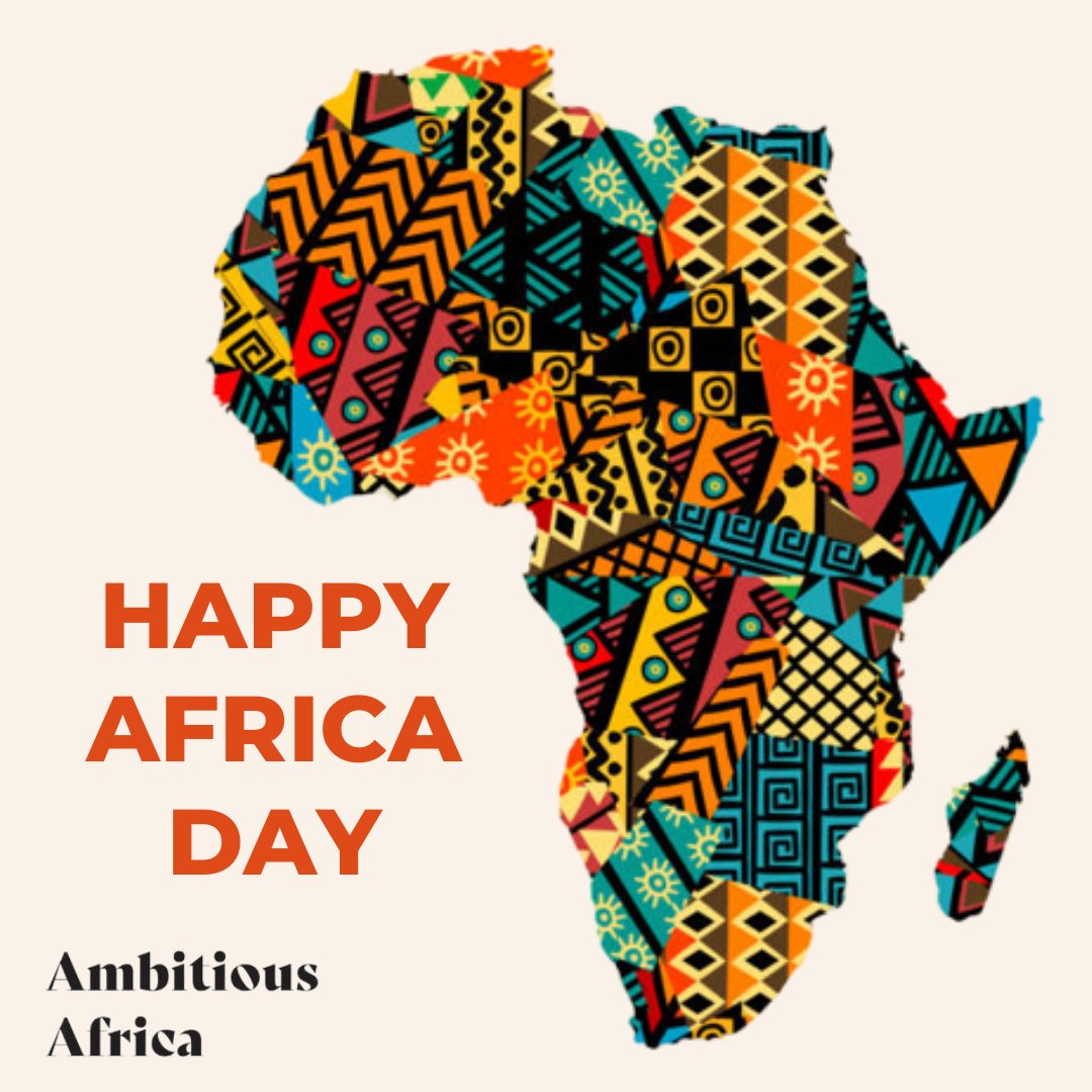 Ambitious.Africa proudly celebrates the vibrant cultural and intellectual diversity of the African continent. 54 countries. 1.2 billion people. 2000 languages. Tell us in the comments below what makes you proud to be an #African. Happy Africa Day, everyone! 🌍❤