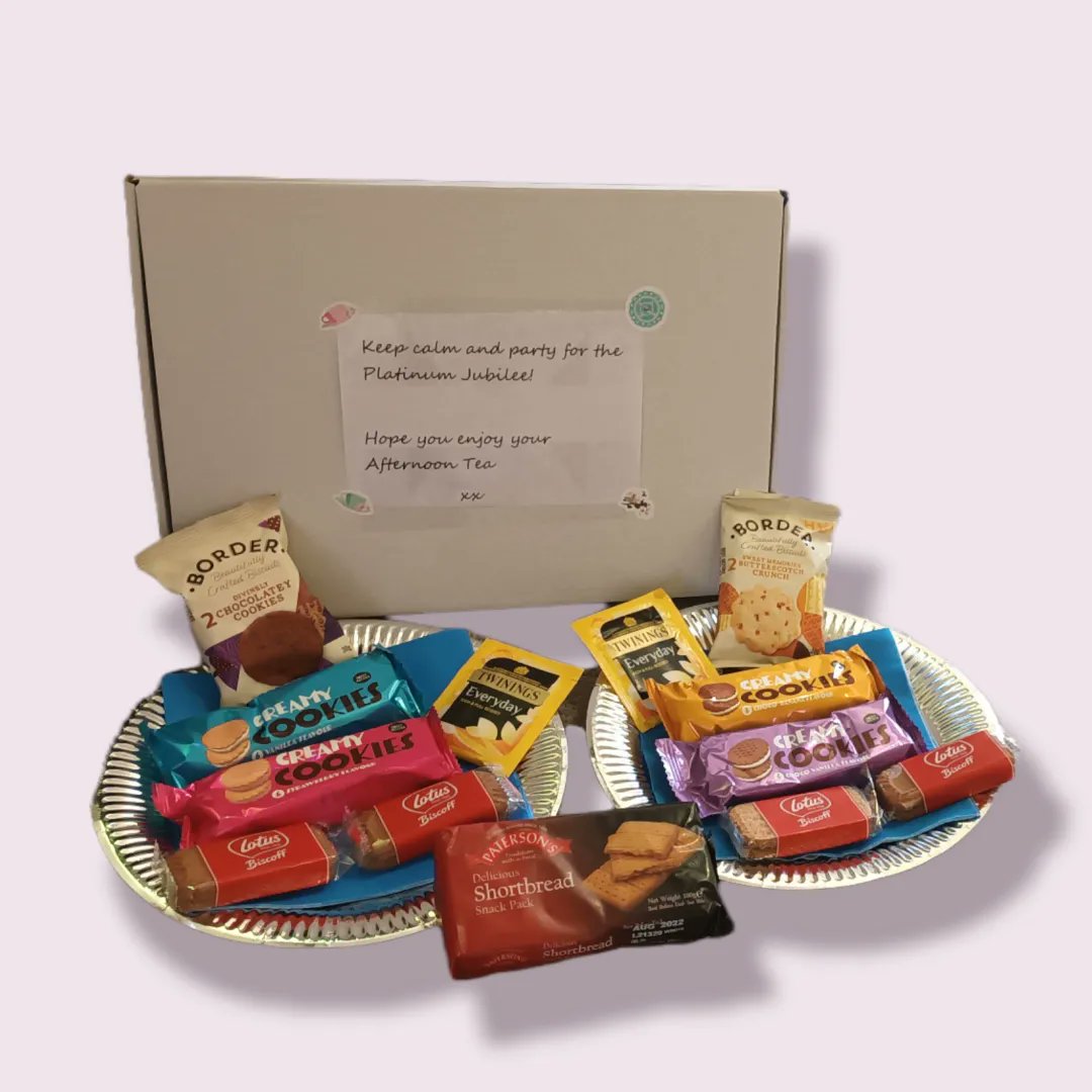 ExemplaryMade's tweet image. 👑 Queens Platinum Jubilee Afternoon Tea 👑 

Orders are coming in thick and fast for our Afternoon Tea Box. They are now available to order via etsy.com/uk/shop/Exempl… 🎁 

You can also message us and place your order 📱 

#queensplatinumjubilee #QueensJubilee