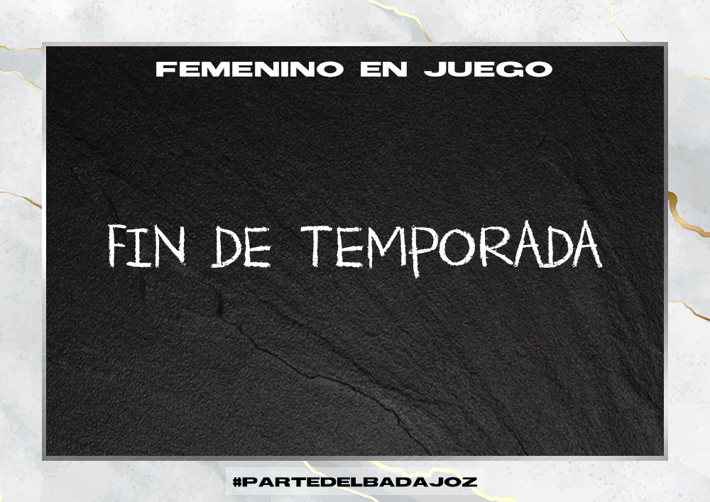 CDBFemenino's tweet photo. ⚽️Femenino en juego🏃♀️Con todos los partidos disputados queda concluida la temporada.
#FemeninoEnJuego #ParteDelBadajoz https://t.co/iJ0UEV7XDQ