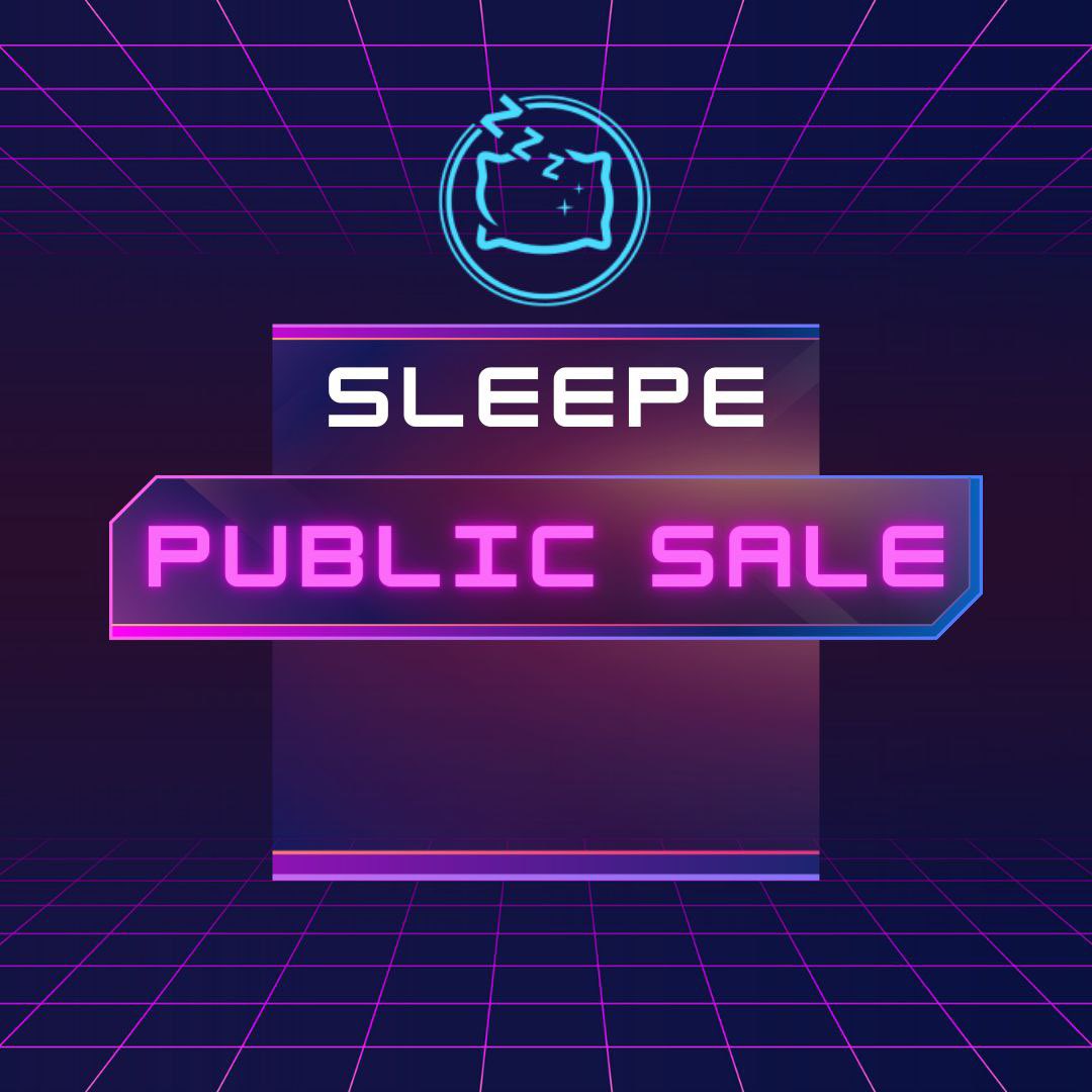 wallstreetcall's tweet photo. 🔥🔥@sleepe_io 🔥🔥x10000                    
🛌 🛌 🛌https://t.co/MFR7cr79Ro Features:🛌 🛌 
✅ Dev is Pillow, Bed, Blanket Collection Deployer 
✅ Token locked up to 4 year 🔥
✅ Audited &amp; KYC'd done                   🚀Buy now on Pinksale https://t.co/SP87UyRGxl #100xGems https://t.co/jfL2Ke3w7H