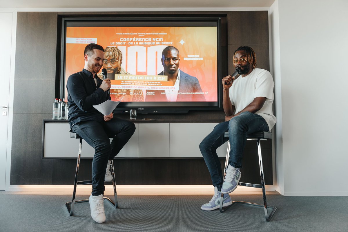 YChangeMaker's tweet image. Retour en image sur la conférence Young Change Maker avec @Isha_officiel et @BadSambague dans les bureaux de @Freshfields à Bruxelles. 🇧🇪