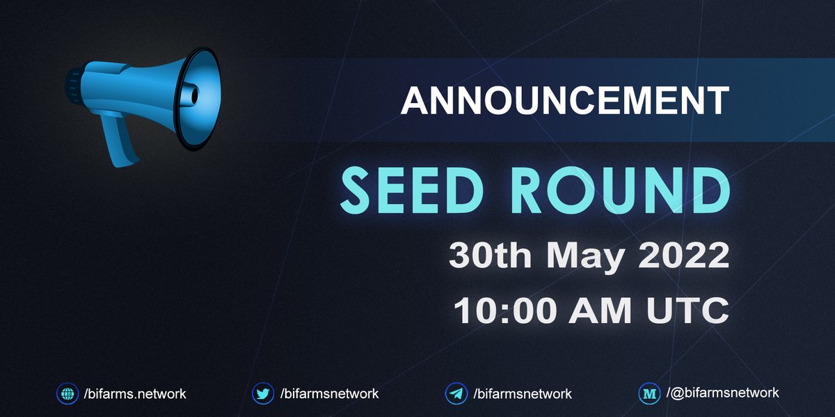 BiFarmsnetwork (@bifarmsnetwork) on Twitter photo 📢BiFarms Network Seed Round Token Sale will be live on 30th May, 2022 at 10:00 AM UTC 👀
🌐Venue: app.bifarms.network
✅For more details about BiFarms Seed round token sale 👇
medium.com/@bifarmsnetwor… 📢BiFarms Network Seed Round Token Sale will be live on 30th May, 2022 at 10:00 AM UTC 👀
🌐Venue: app.bifarms.network
✅For more details about BiFarms Seed round token sale 👇
medium.com/@bifarmsnetwor…