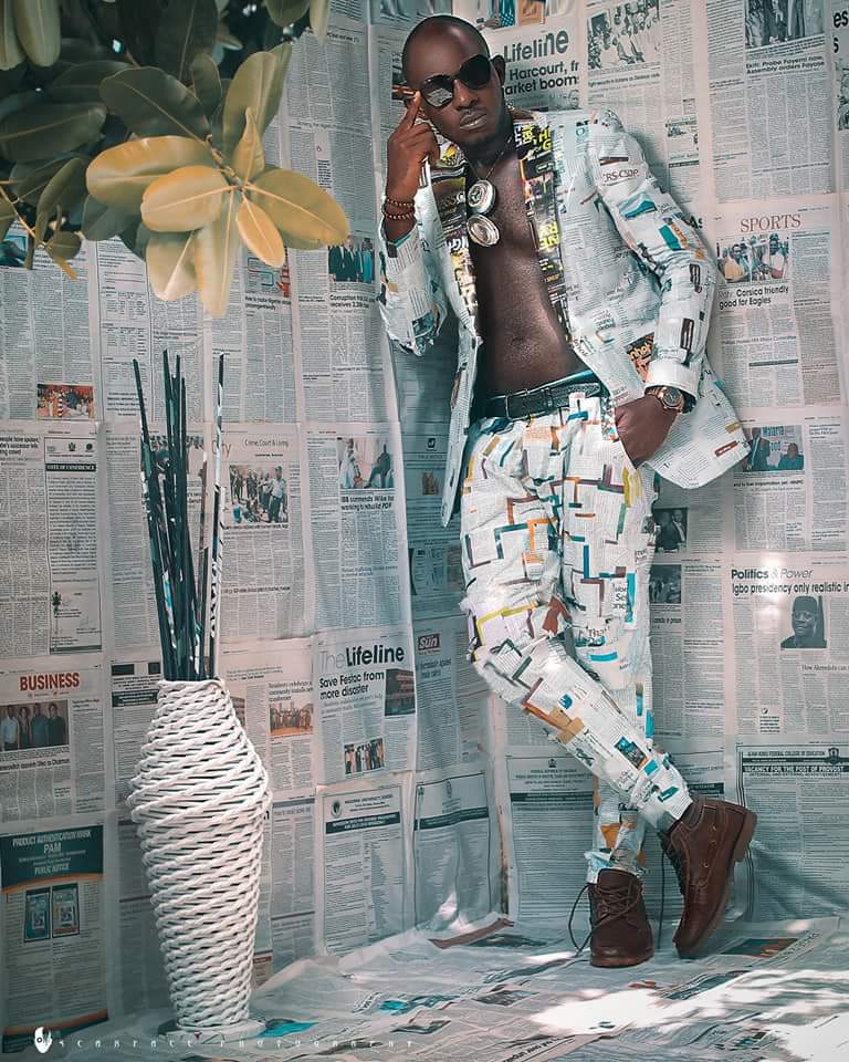 I'm not too much, just a little bit of 1 and 2, Staying true to my identity and I love to keep it cool. Call me an artist, call me an upcycler cos all that you see are made from waste media.#wastetoart
#wastetofashion 
#upcycling 
#art 
#paperart 
#photooftheday